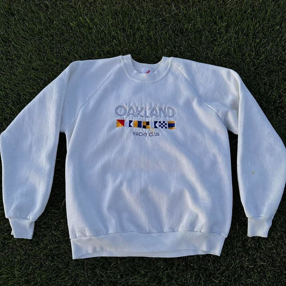 Oakland Yacht Club Sweater. Some small stains - see pics